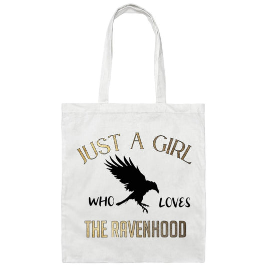 Just a girl who loves the ravenhood Canvas Tote Bag