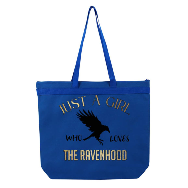 A Girl who loves the Ravenhood Large Tote