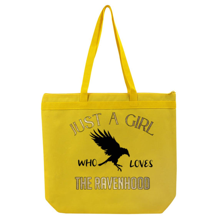 A Girl who loves the Ravenhood Large Tote