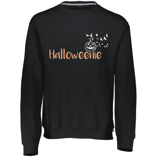 Halloweenie with Pumpkin Dri-Power Fleece Crewneck Sweatshirt