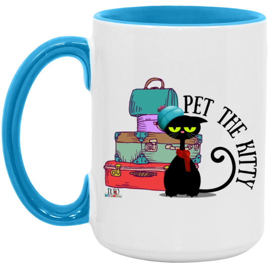 Pet the Kitty 15oz Coffee Mug