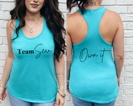 Team Sean Racerback Tank Top