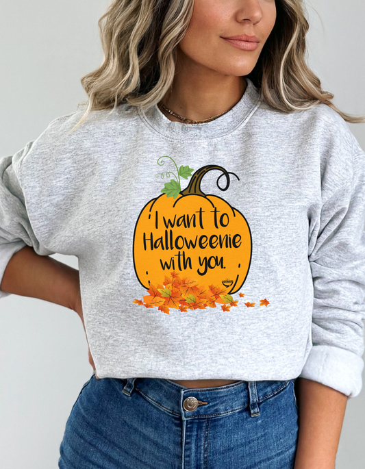 I Want To Halloweenie With You The Ravenhood® Premium Sweatshirt