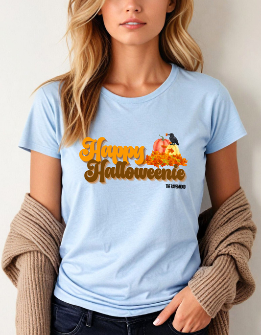 Happy Halloweenie The Ravenhood® Women's Premium Shirt