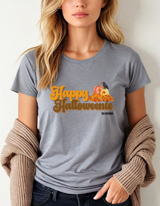 Happy Halloweenie The Ravenhood® Women's Premium Shirt