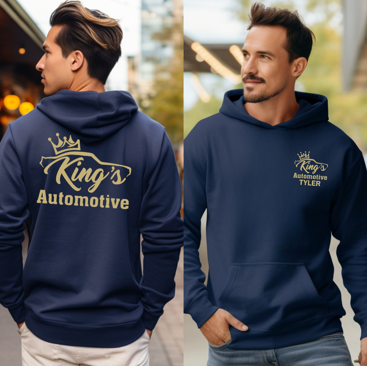 Kings Automotive Pullover Hoodie- TYLER