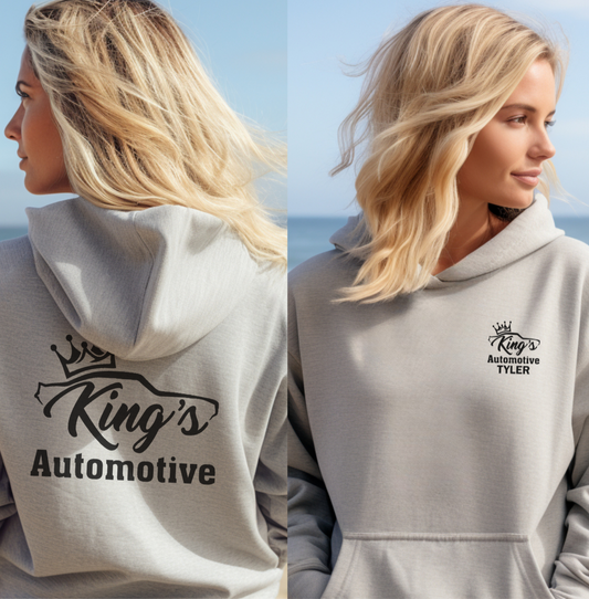 Kings Automotive Pullover Hoodie- TYLER