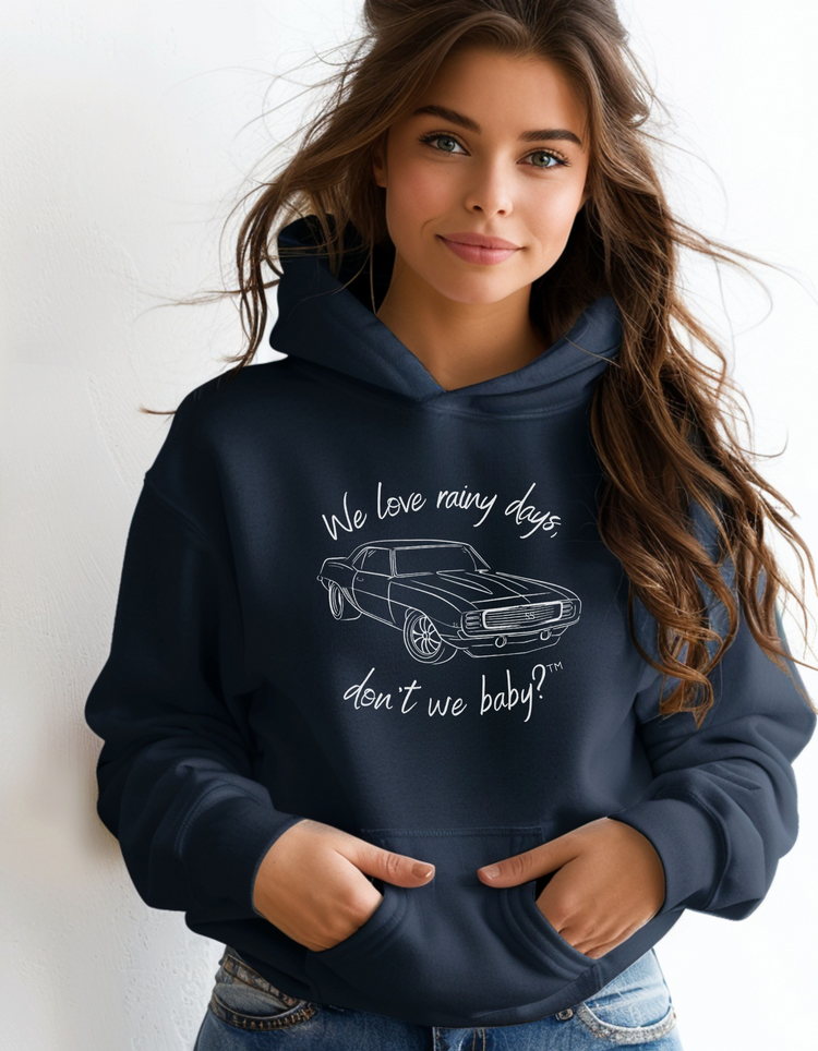 We love rainy days, don't we baby?™ Premium Hoodie