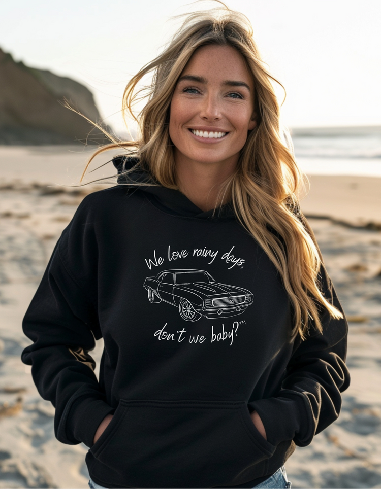 We love rainy days, don't we baby?™ Premium Hoodie