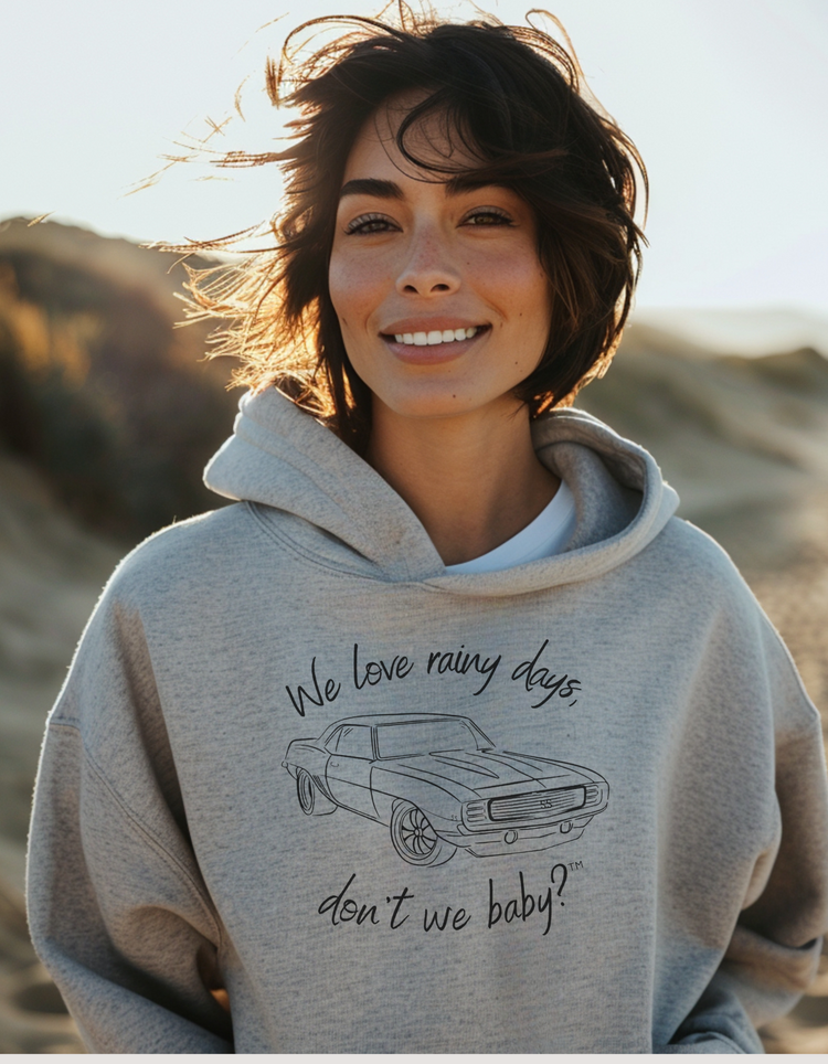 We love rainy days, don't we baby?™ Premium Hoodie