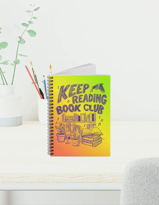 Keep Reading Spiral Notebook-Patreon Exclusive