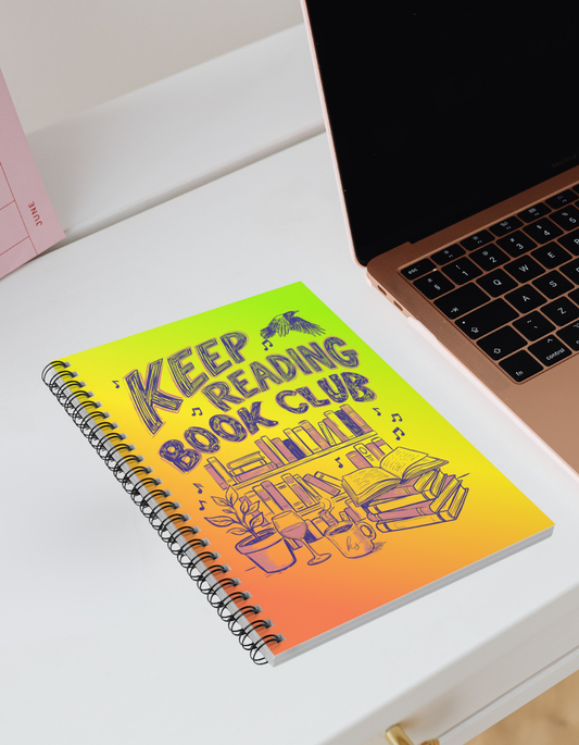 Keep Reading Spiral Notebook-Patreon Exclusive