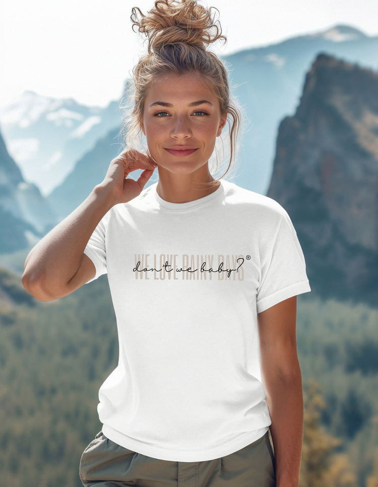 We Love Rainy Days, Don't We Baby?® Inlay Premium Shirt