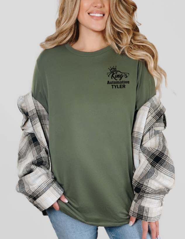 TYLER - Kings Automotive - Premium T-Shirt Front & Back