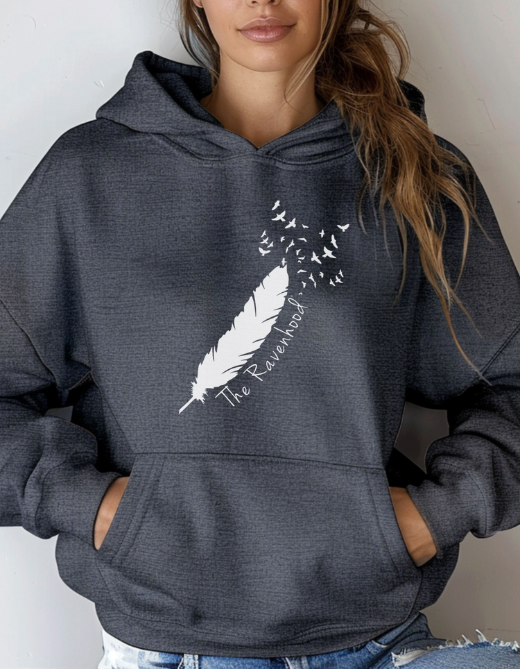 The Ravenhood® with Feather & Ravens Pullover Hoodie