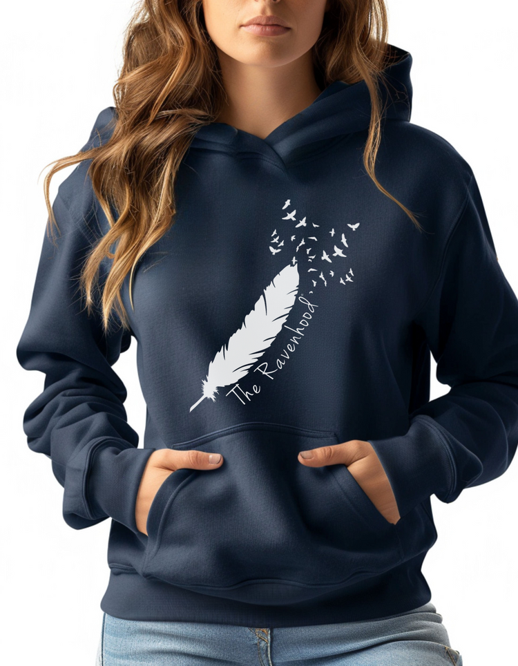 The Ravenhood® with Feather & Ravens Pullover Hoodie