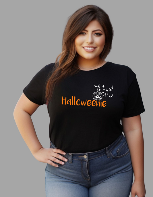 Halloweenie with Pumpkin & Ravens Premium T-Shirt