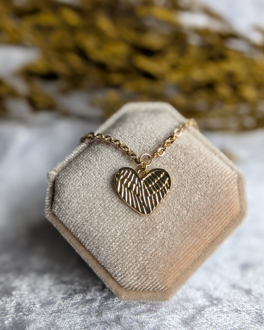 The Raven Wing Heart Necklace - The Ravenhood® Collection