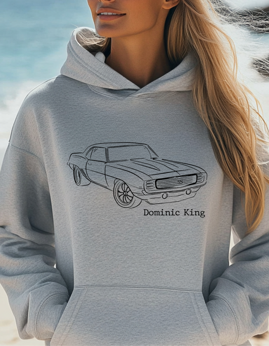 Dom's Car The Ravenhood® Front/Back Hoodie