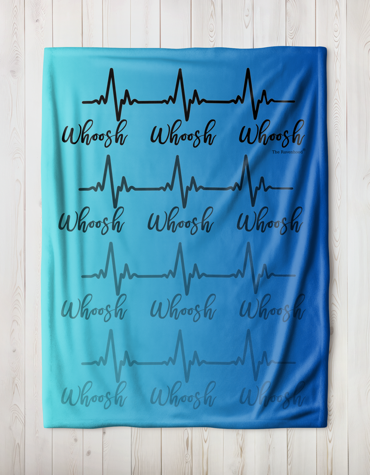 Whoosh, Whoosh, Whoosh Cozy Plush Fleece Blanket