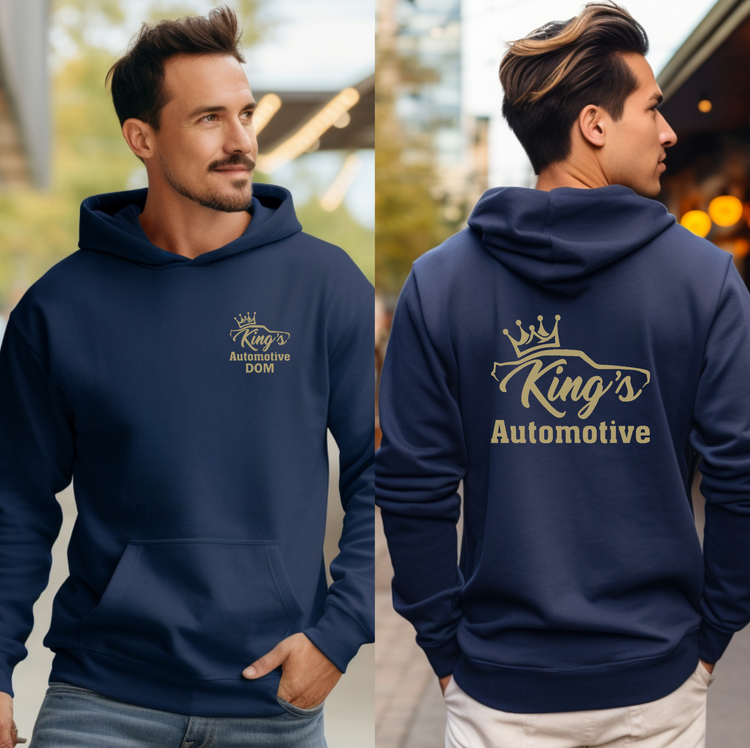 Kings Automotive Pullover Hoodie- DOM