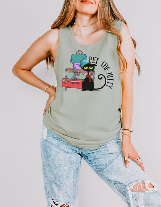 Pet the Kitty Unisex Tank Top