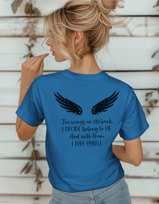 The Ravehood /Wings on my Back F/B Premium T-Shirt