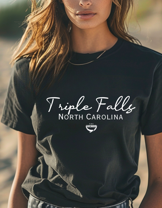 Triple Falls, North Carolina Premium Short Sleeve T-Shirt