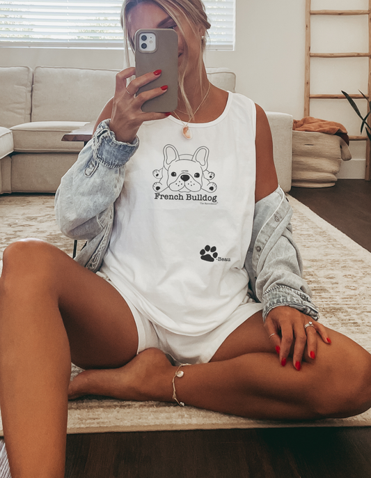 French Bulldog -Beau Ravenhood® Unisex Premium Tank Top