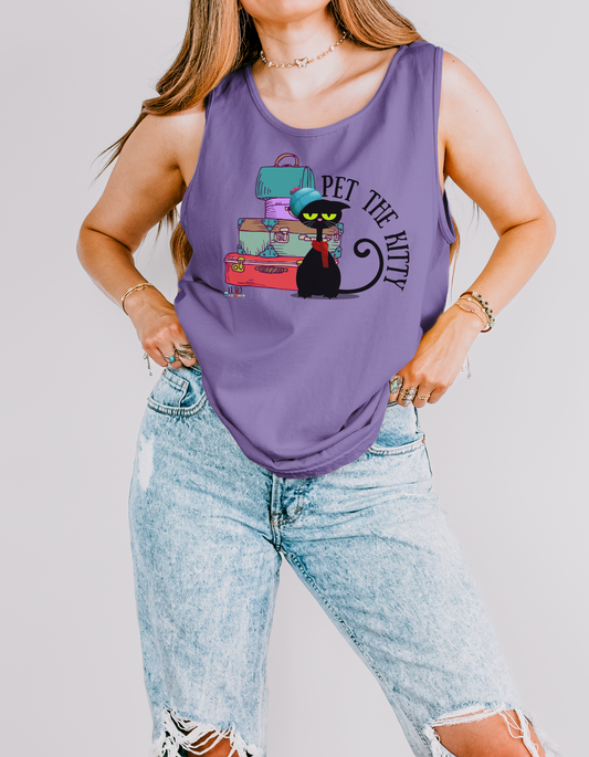 Pet the Kitty Unisex Tank Top