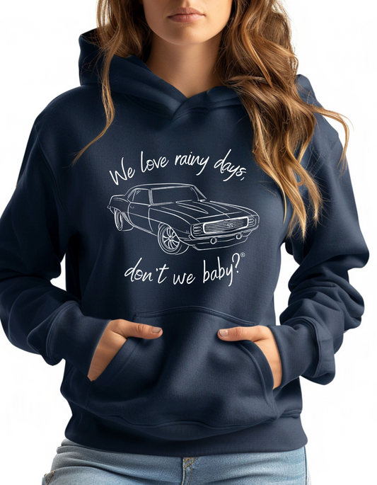 We love rainy days, don’t we baby?® Premium Hoodie