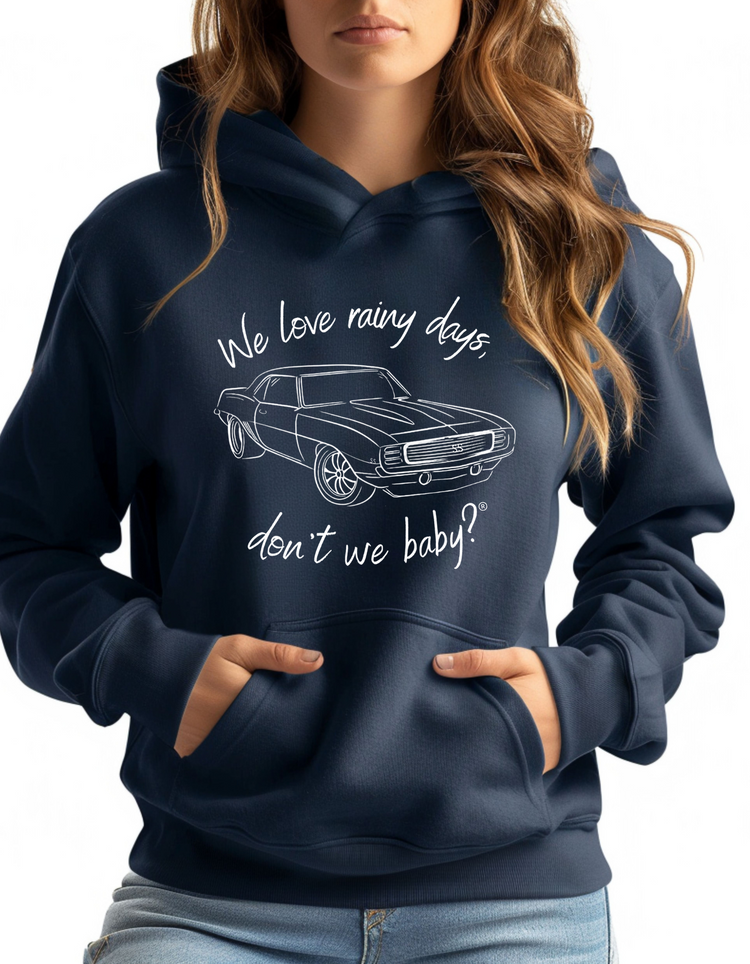 We love rainy days, don’t we baby?® Premium Hoodie