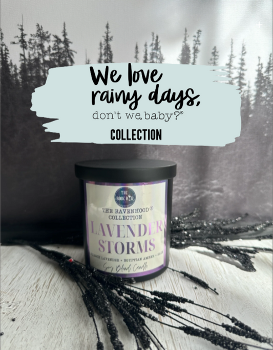 We love rainy days, don’t we baby?®   Lavender Storms 10 oz Candle