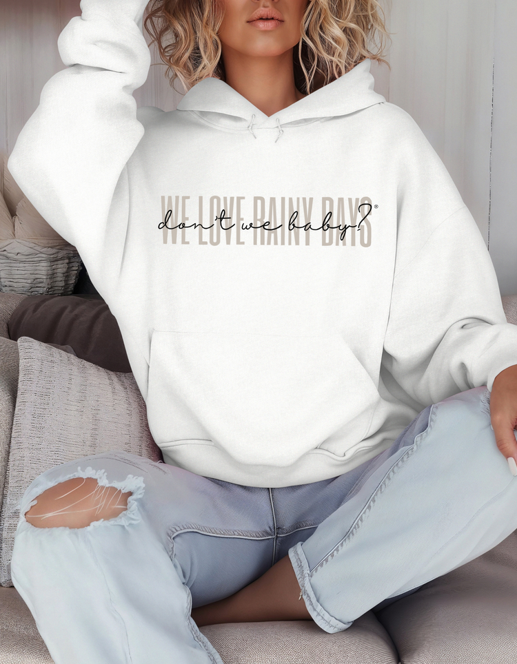 We love rainy days, don’t we baby?® Premium Shirt